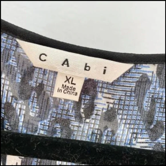 CAbi #977 Fatale Sheer Leopard Blouse - Picture 3 of 4